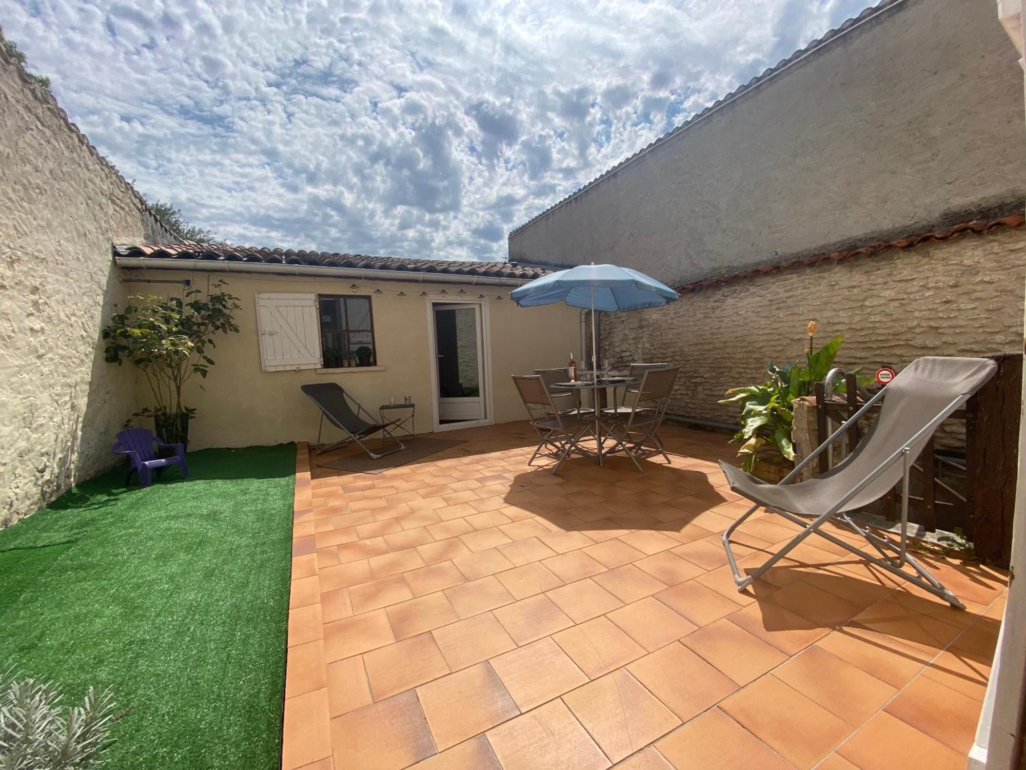 קונייאק Charmante Maison Avec Cour Privative מראה חיצוני תמונה